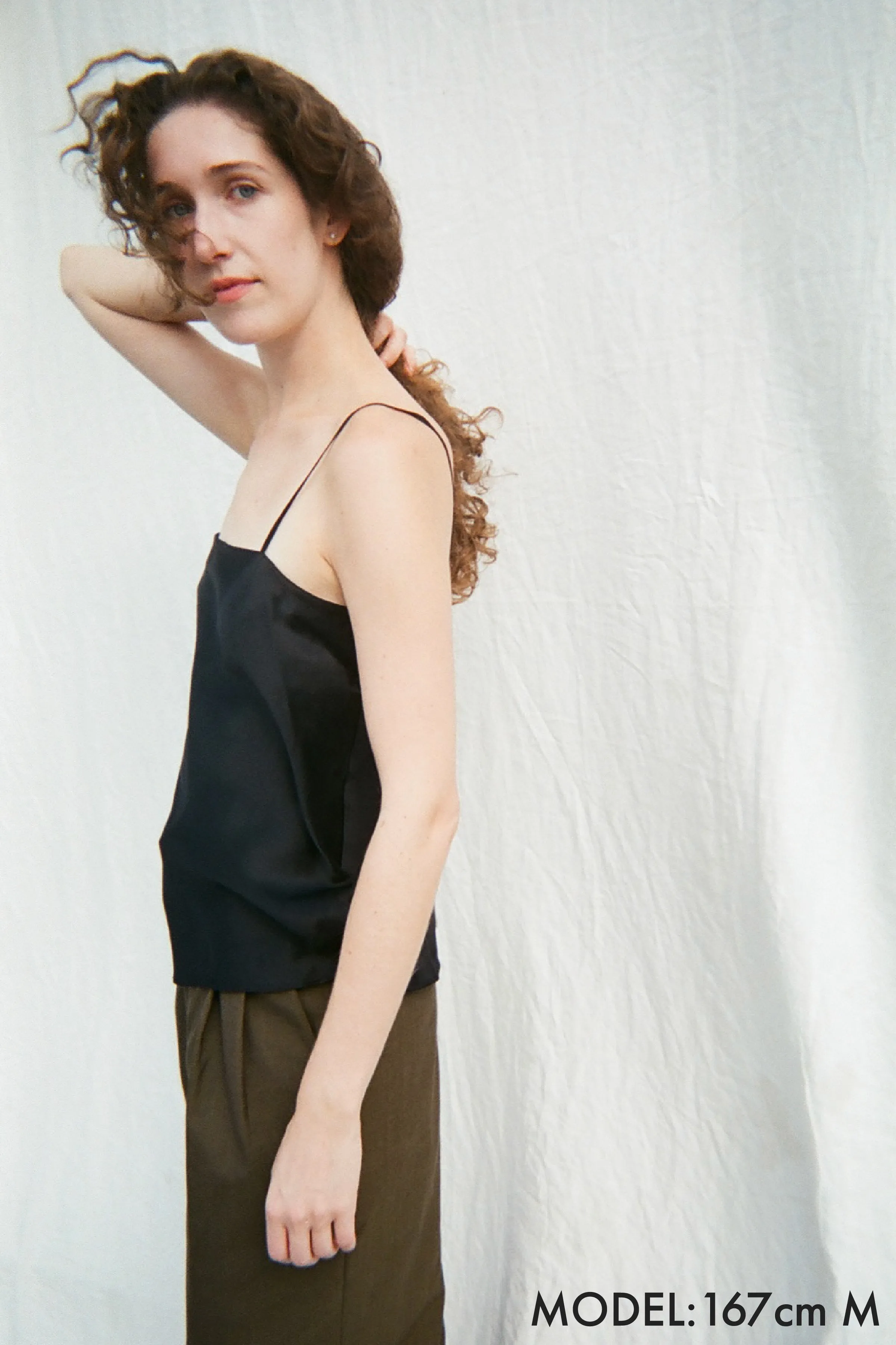 SILK CAMISOLE　CACAO