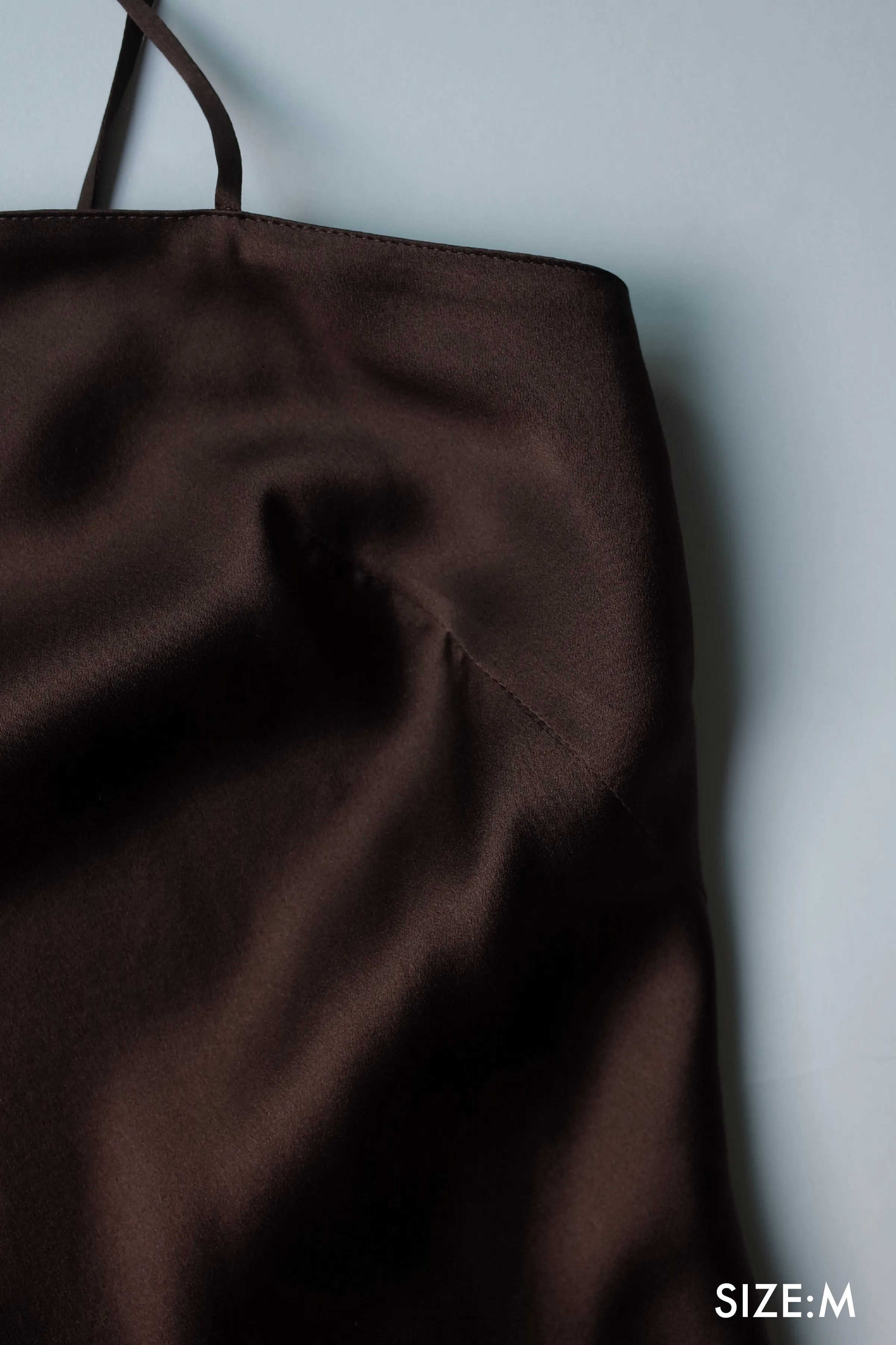 SILK CAMISOLE　CACAO