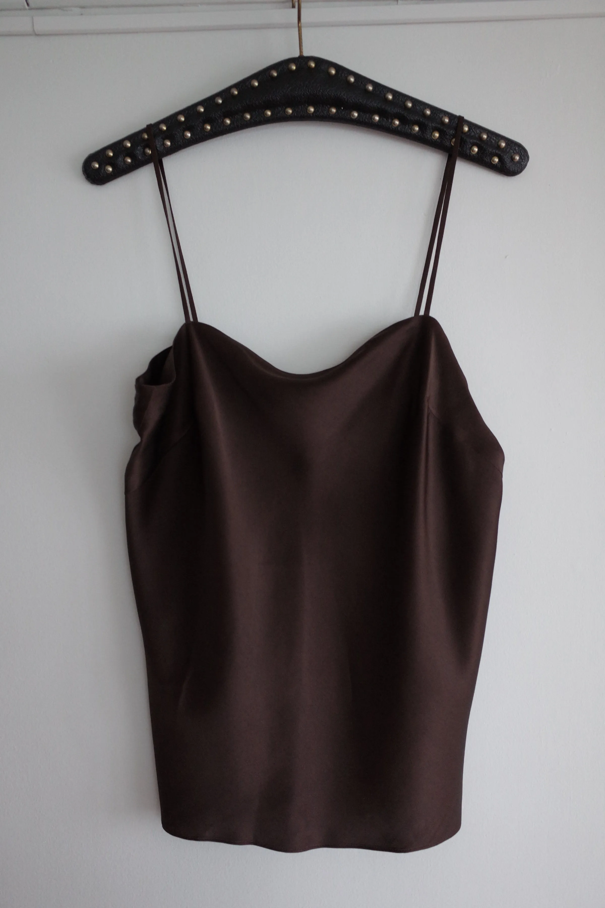 SILK CAMISOLE　CACAO