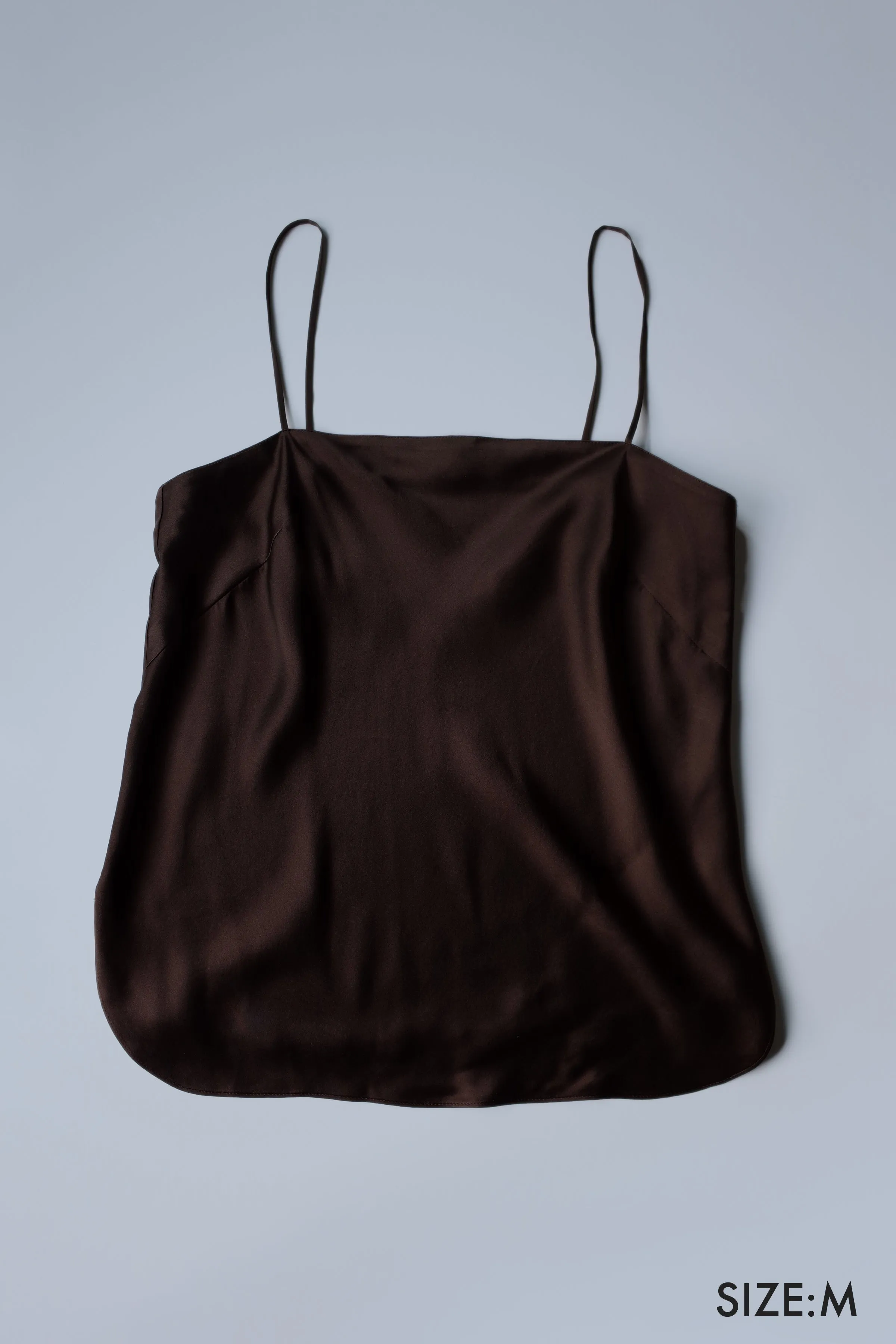 SILK CAMISOLE　CACAO