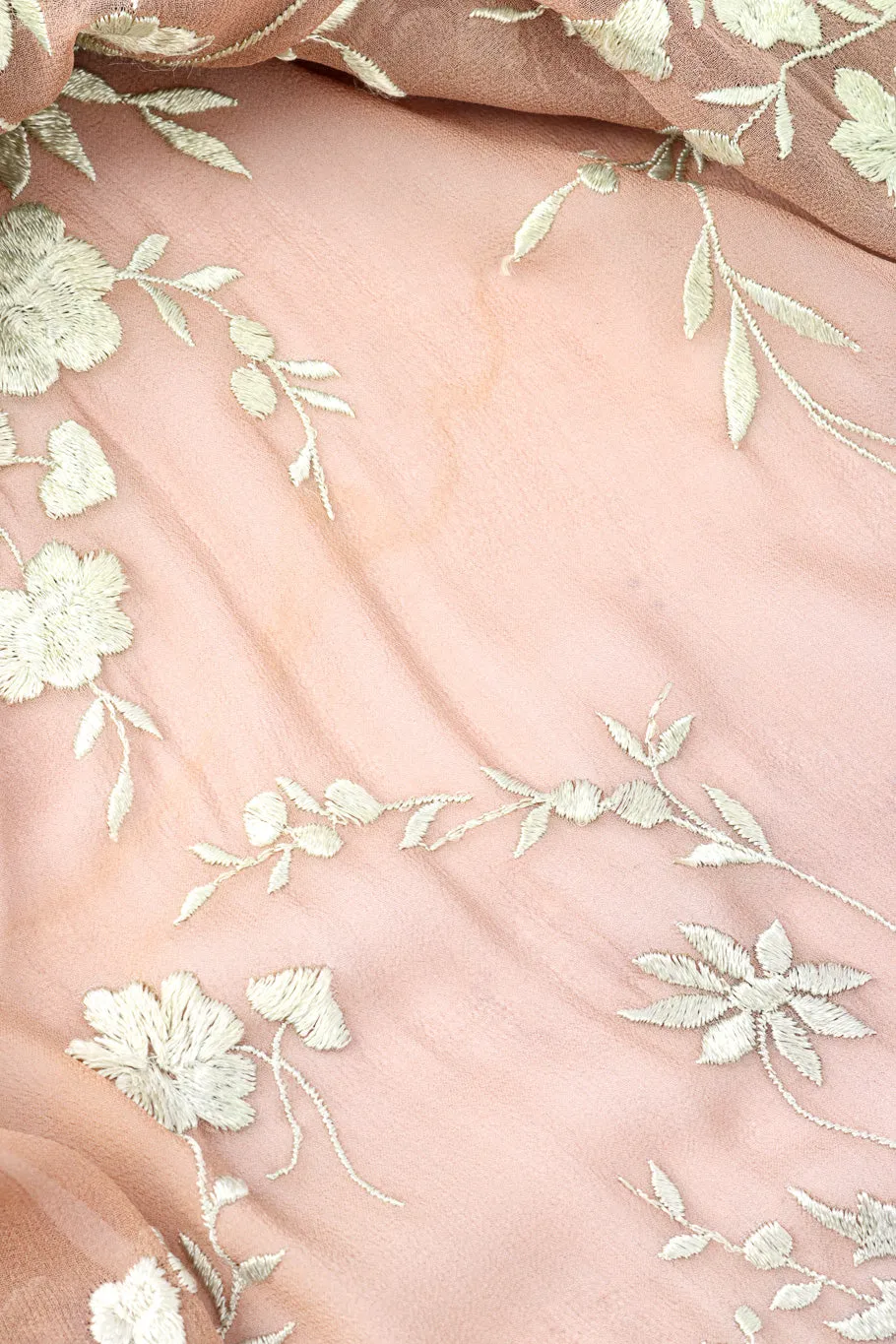 Silk Chiffon Floral Skirt