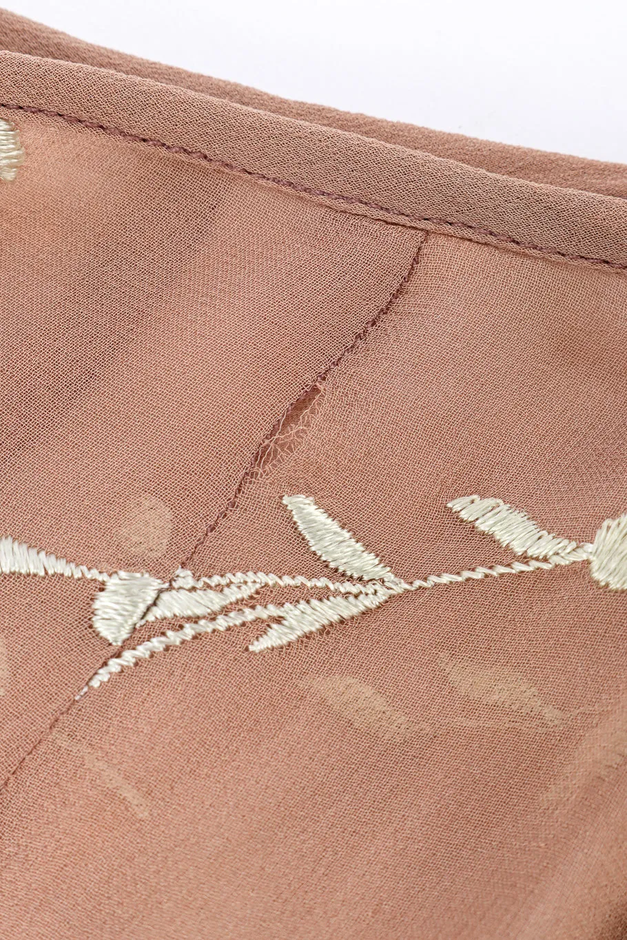 Silk Chiffon Floral Skirt