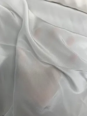 Silk Crepe De Chine - White