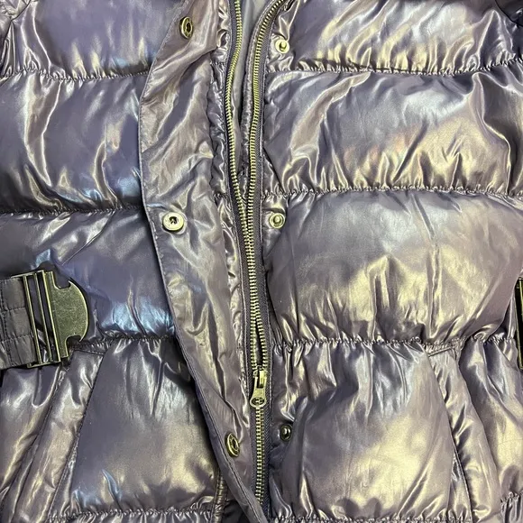 Sisley Purple Puffer jacket  size 40 (medium)