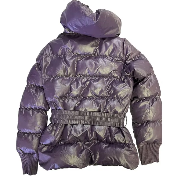 Sisley Purple Puffer jacket  size 40 (medium)