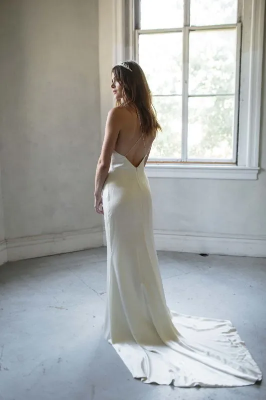 Size 6 Alexandra Grecco Astrid Ivory Gown