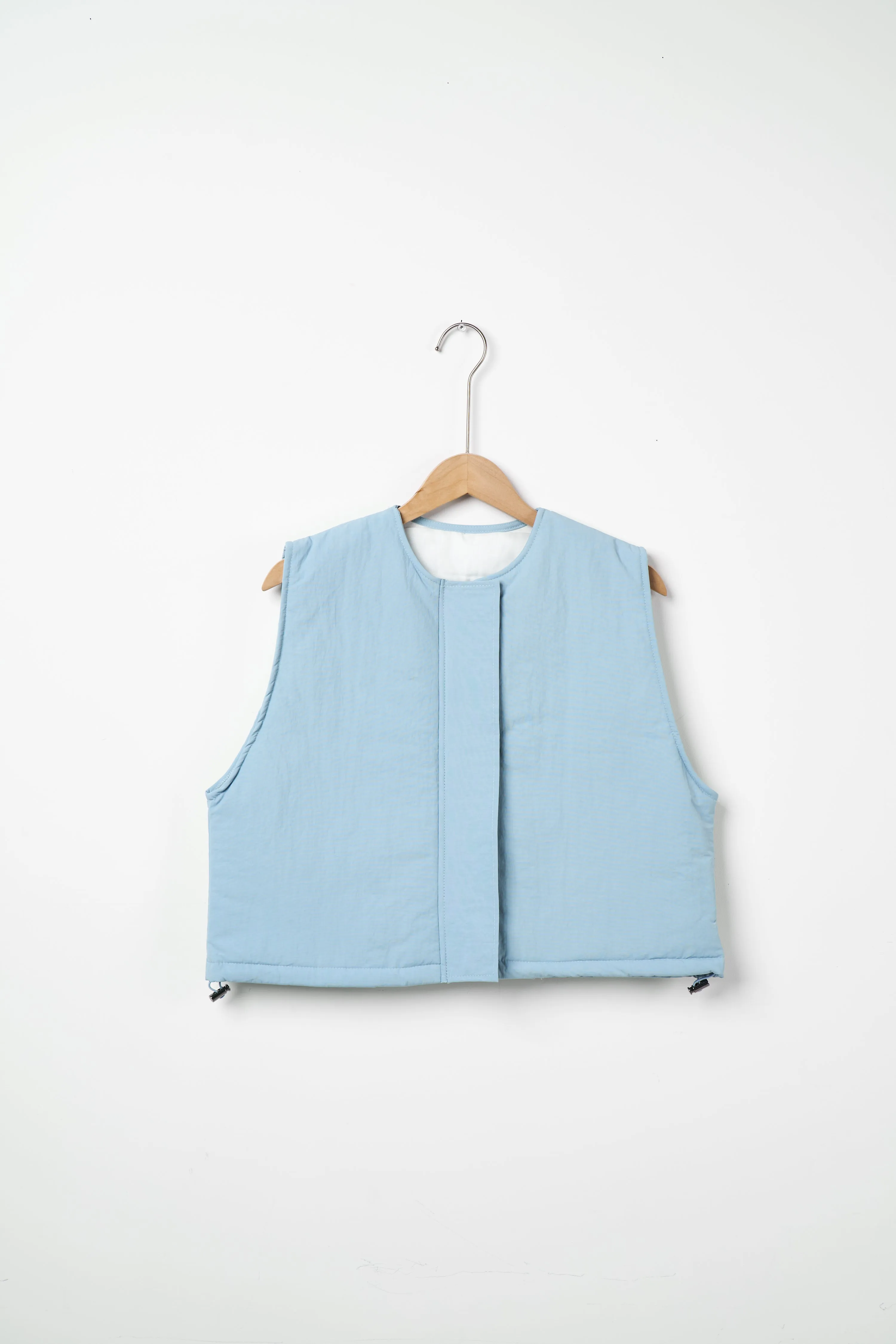 Skylar Nylon Cropped Vest