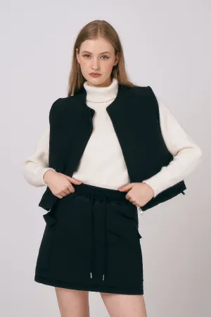 Skylar Nylon Cropped Vest