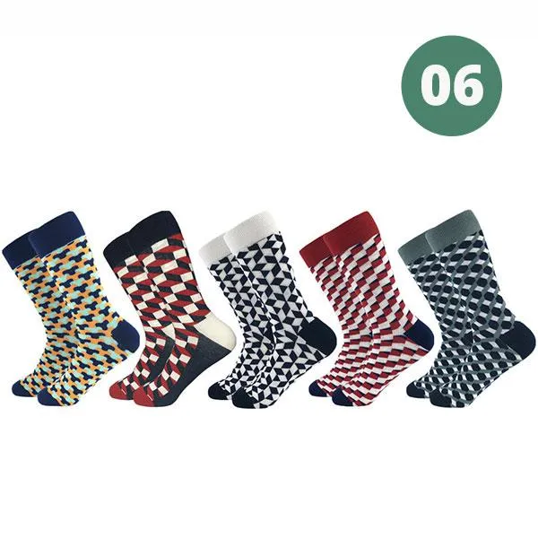 Socks - Geometric Crew