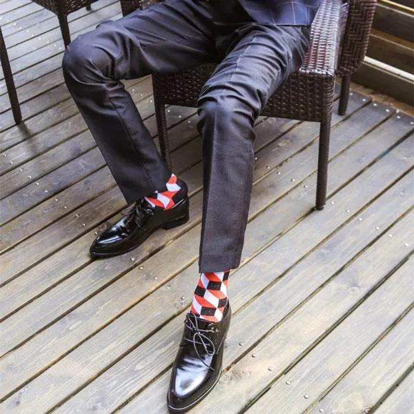 Socks - Geometric Crew