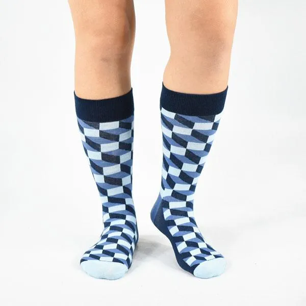 Socks - Geometric Crew