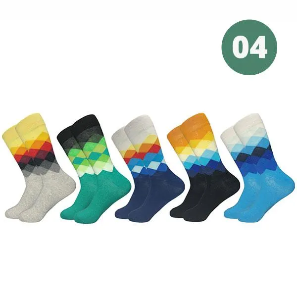 Socks - Geometric Crew