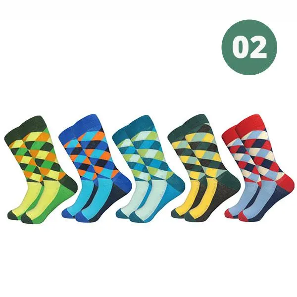 Socks - Geometric Crew