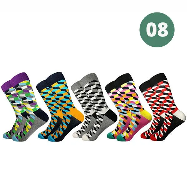 Socks - Geometric Crew