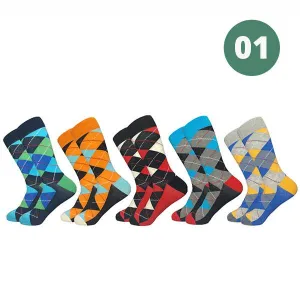 Socks - Geometric Crew