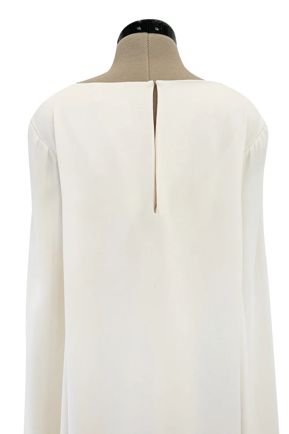 Spring 2019 Oscar de la Renta by Laura Kim & Fernando Garcia Gold Embellished Ivory Caftan Dress
