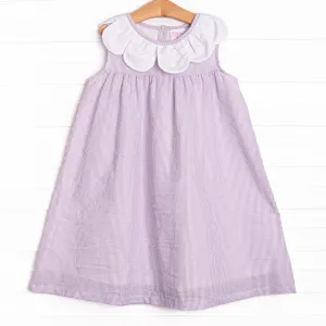 Spring Stripes Dress, Purple