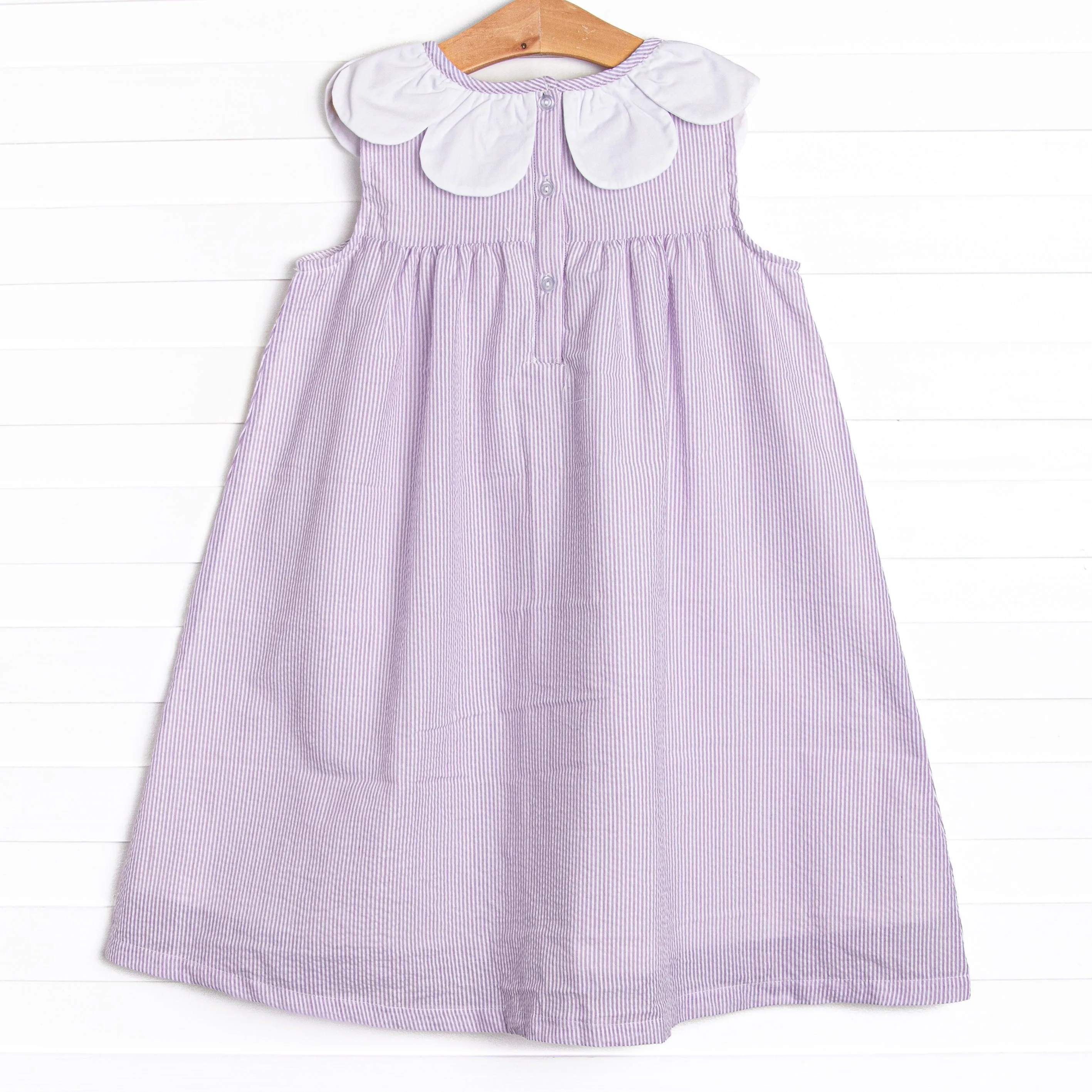 Spring Stripes Dress, Purple