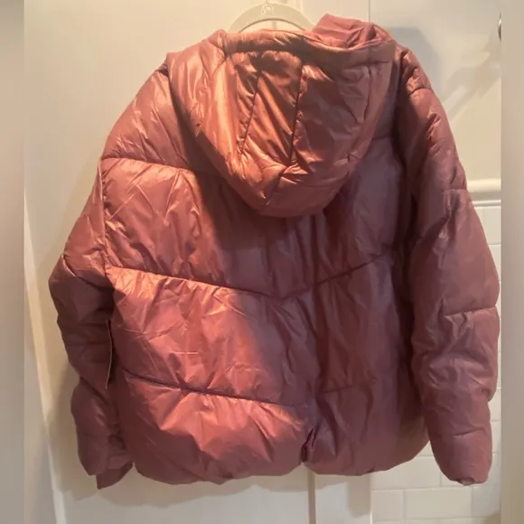 Spyder- Puffer Coat with Hood, Tulipwood, Size XL NWT