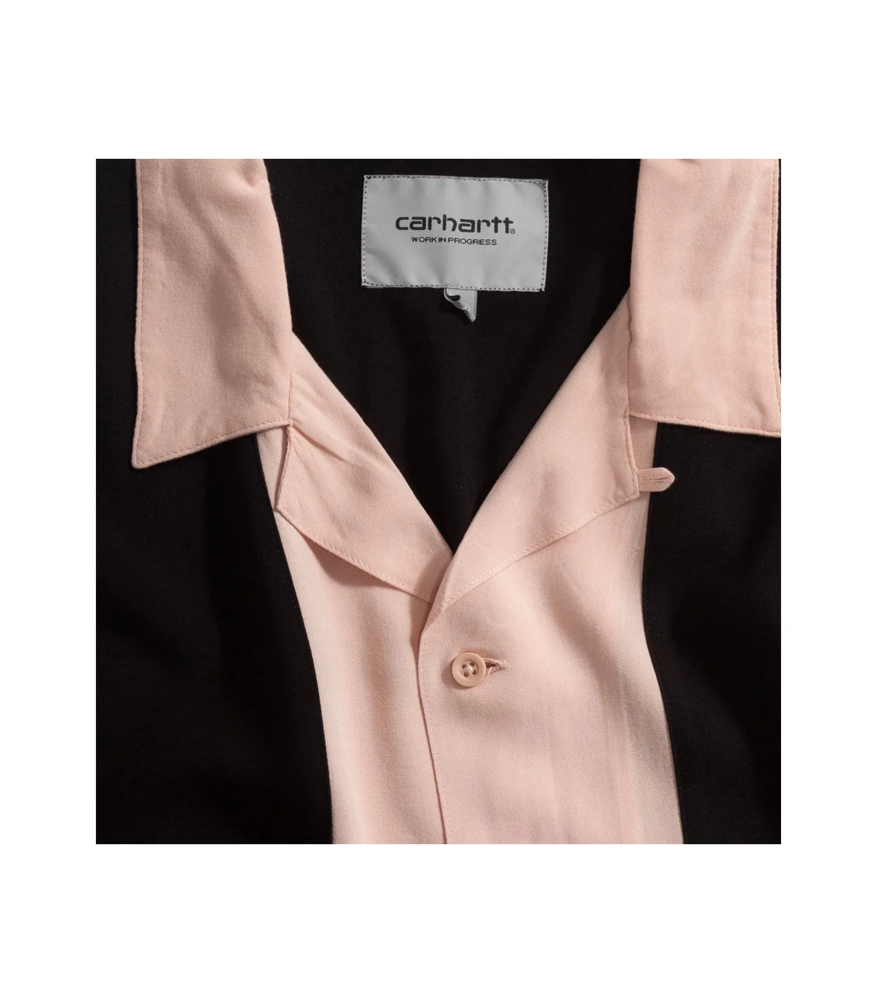 S/S Lane Shirt - Powdery/Black