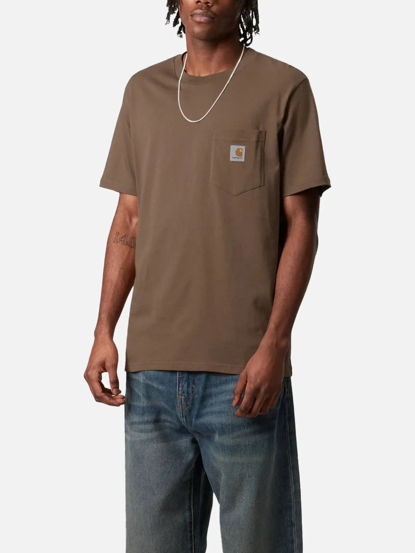 S/S Pocket T-Shirt - Coconut