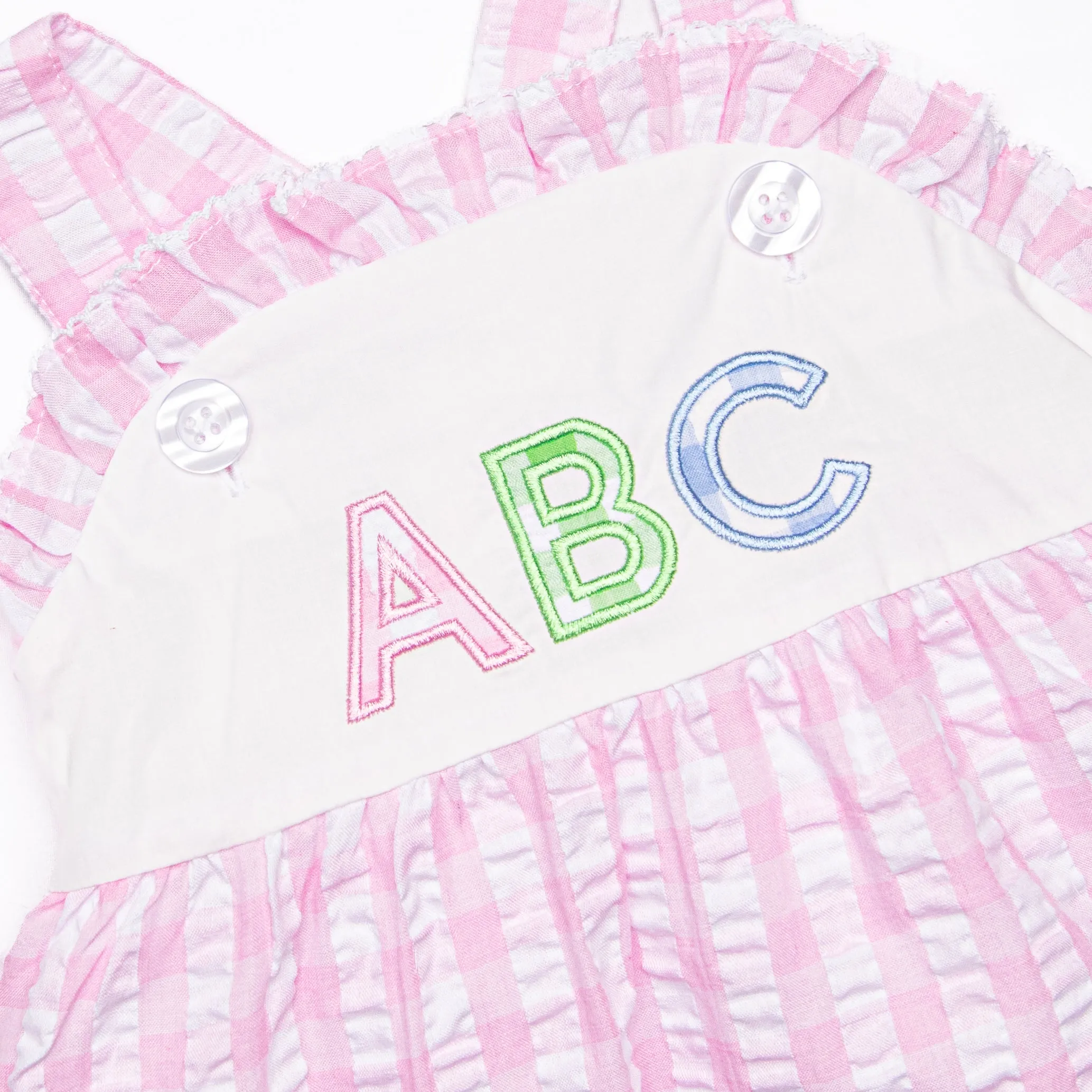 Star Student Applique Dress, Pink