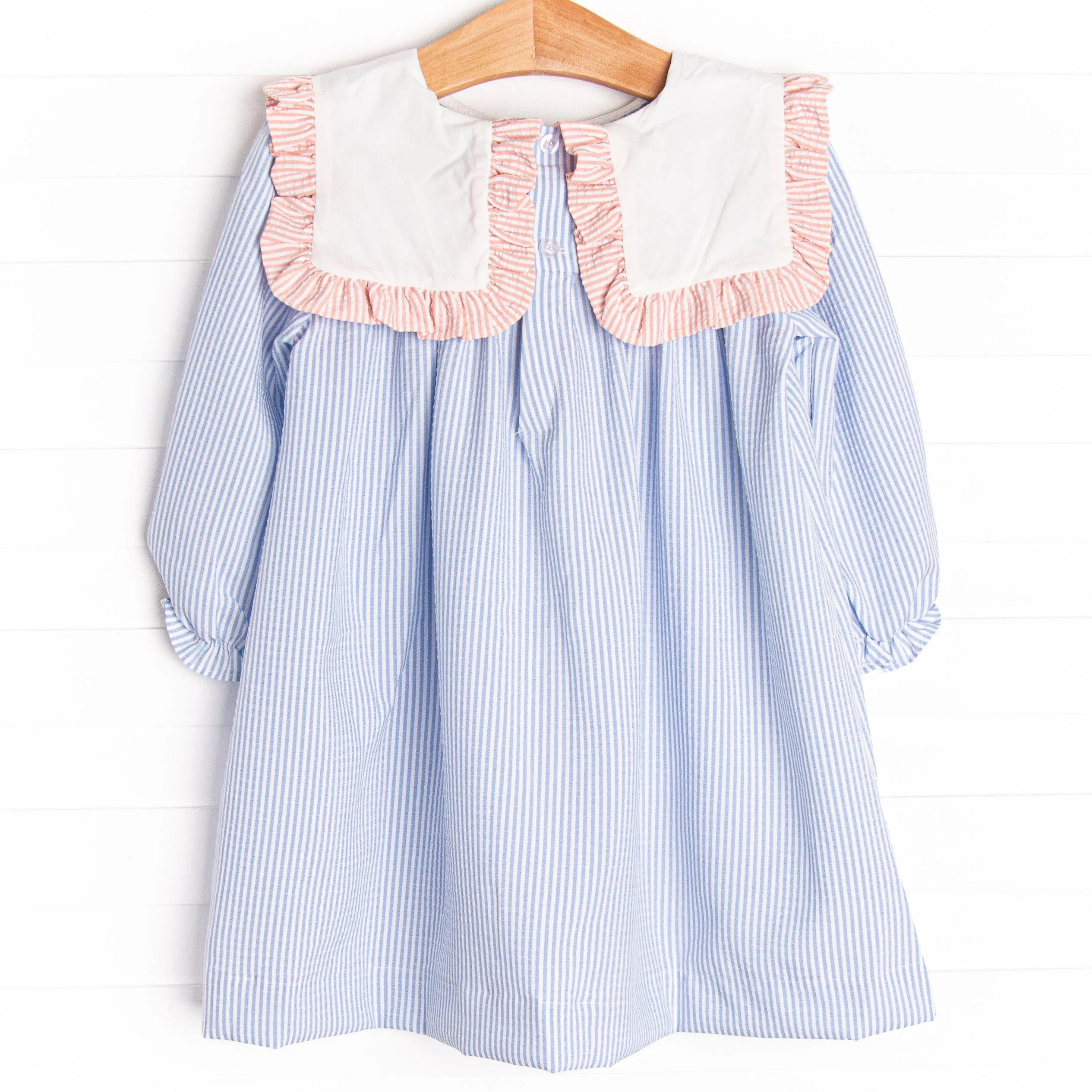 Stella Stripes Dress, Blue