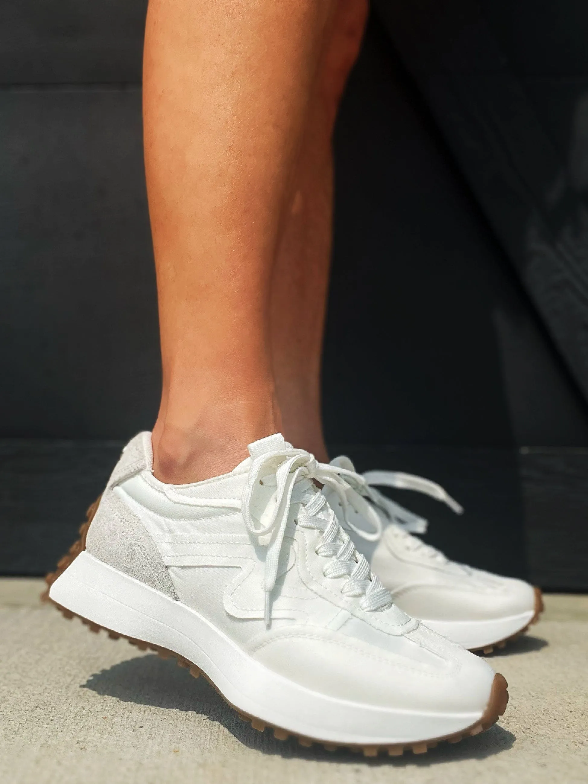 Steve Madden Campo Sneakers In White