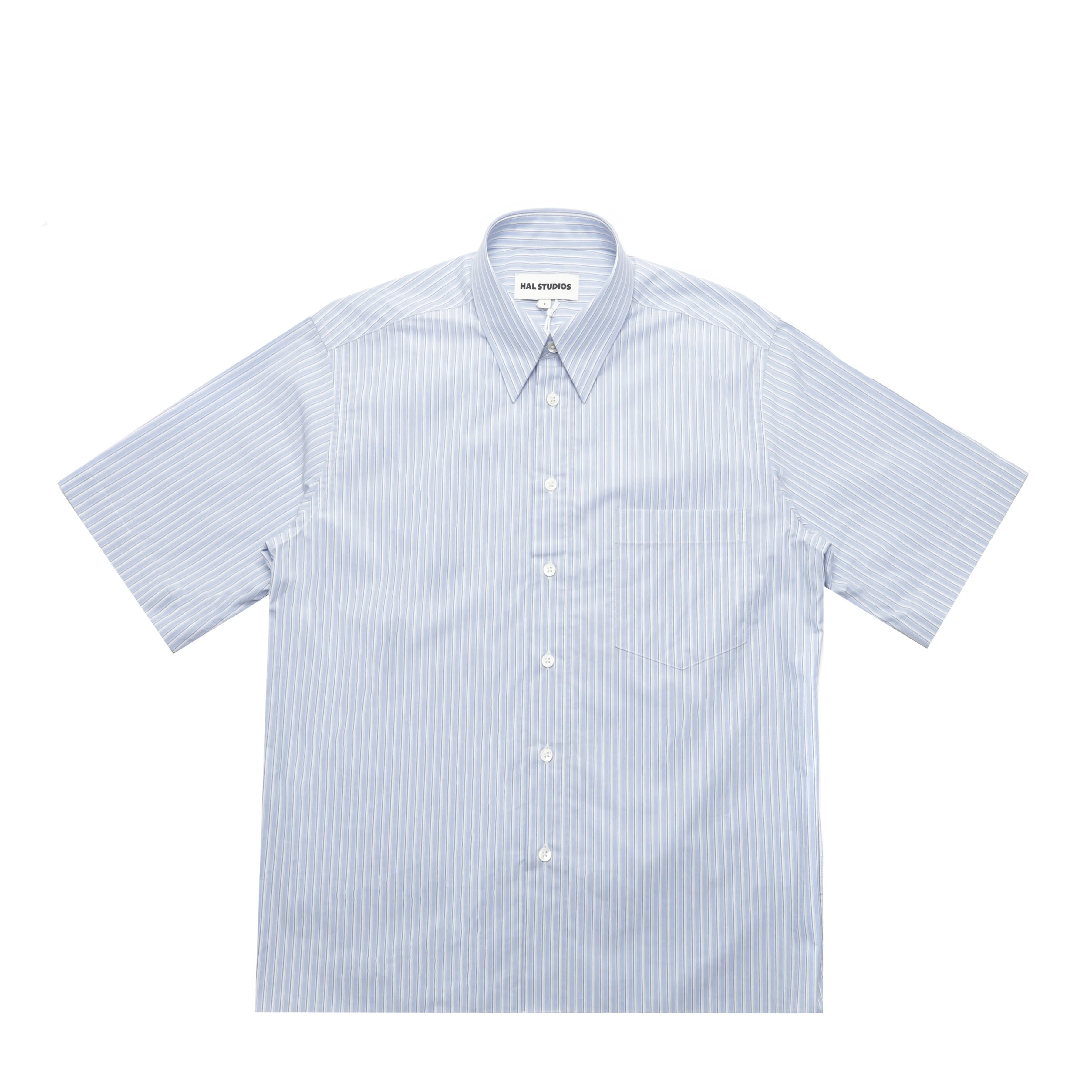 STRIPED S/S OVERSHIRT
