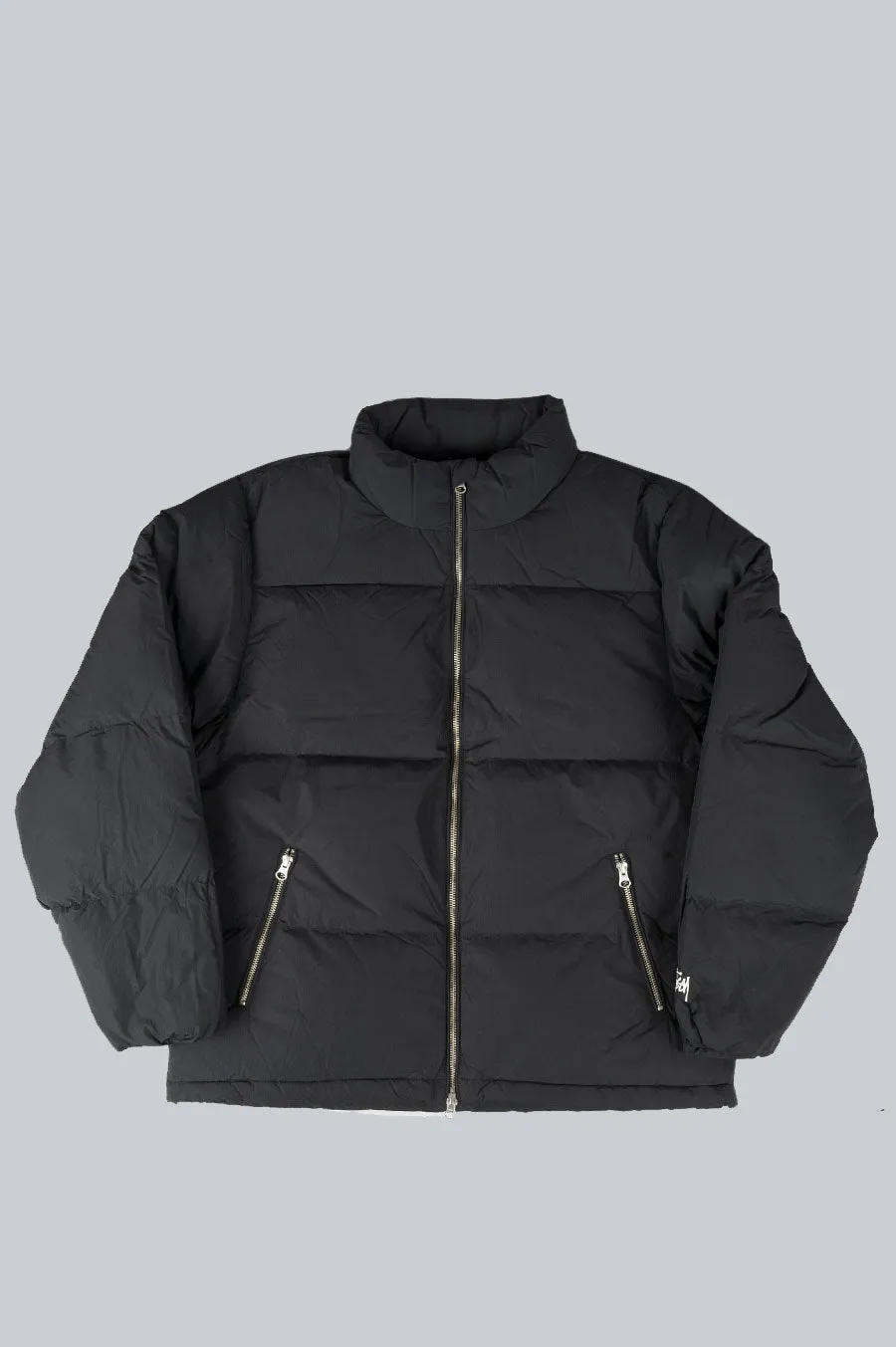 STUSSY NYLON DOWN PUFFER BLACK
