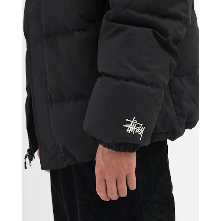 Stussy Solid Down Puffer Jacket Black