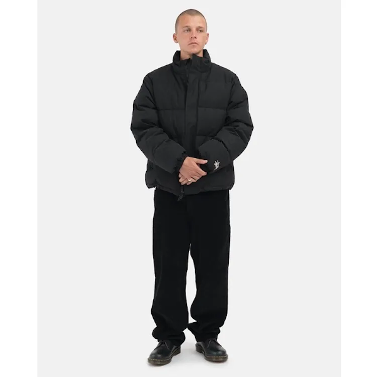Stussy Solid Down Puffer Jacket Black