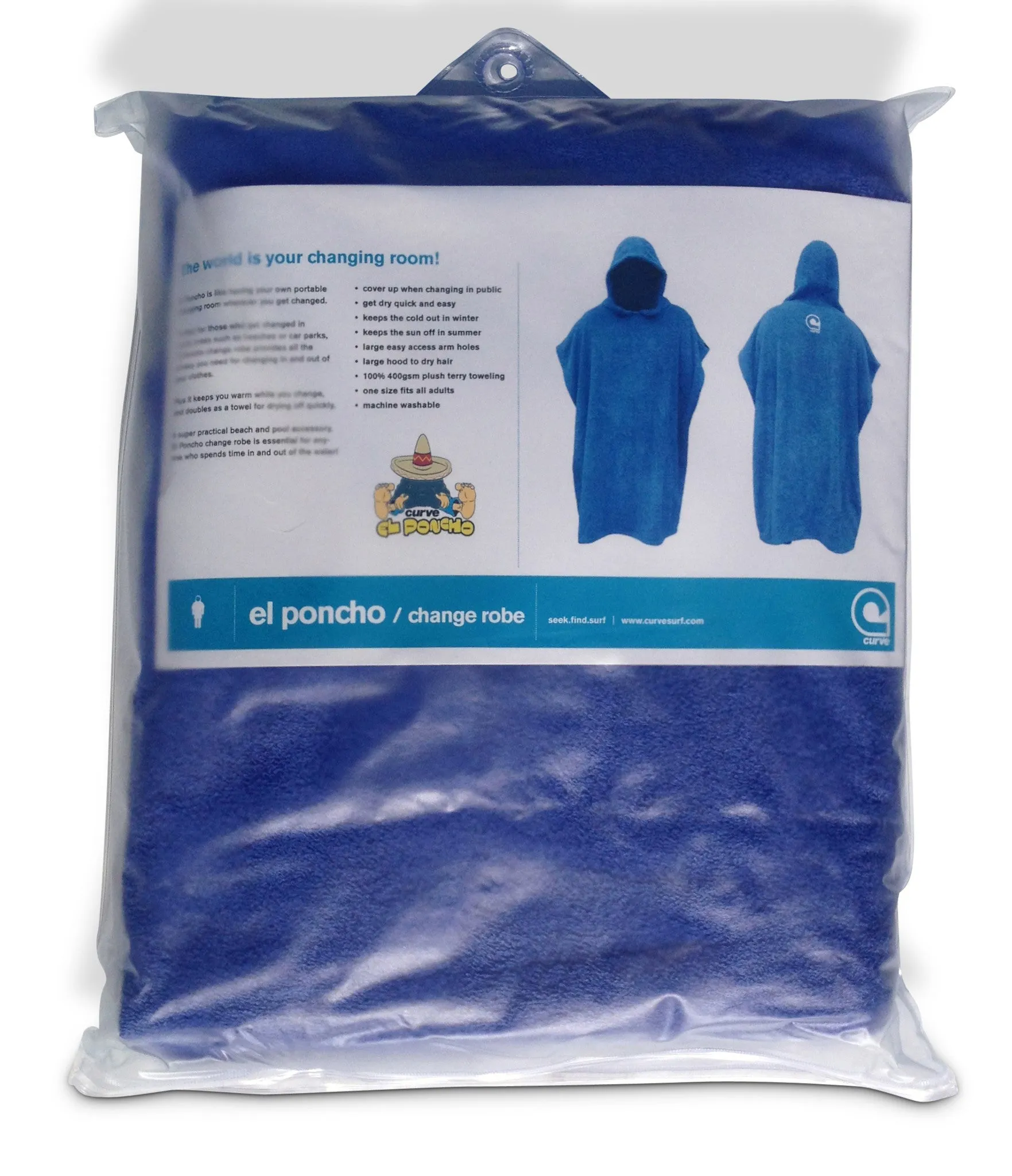 Surf Poncho Towel - Microfibre - 4 sizes