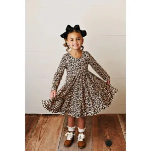 Swoon Baby Clothing Midnight Leopard Charming Dress