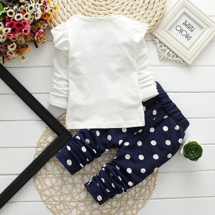 T-shirt Pants Baby Clothing Set Navy