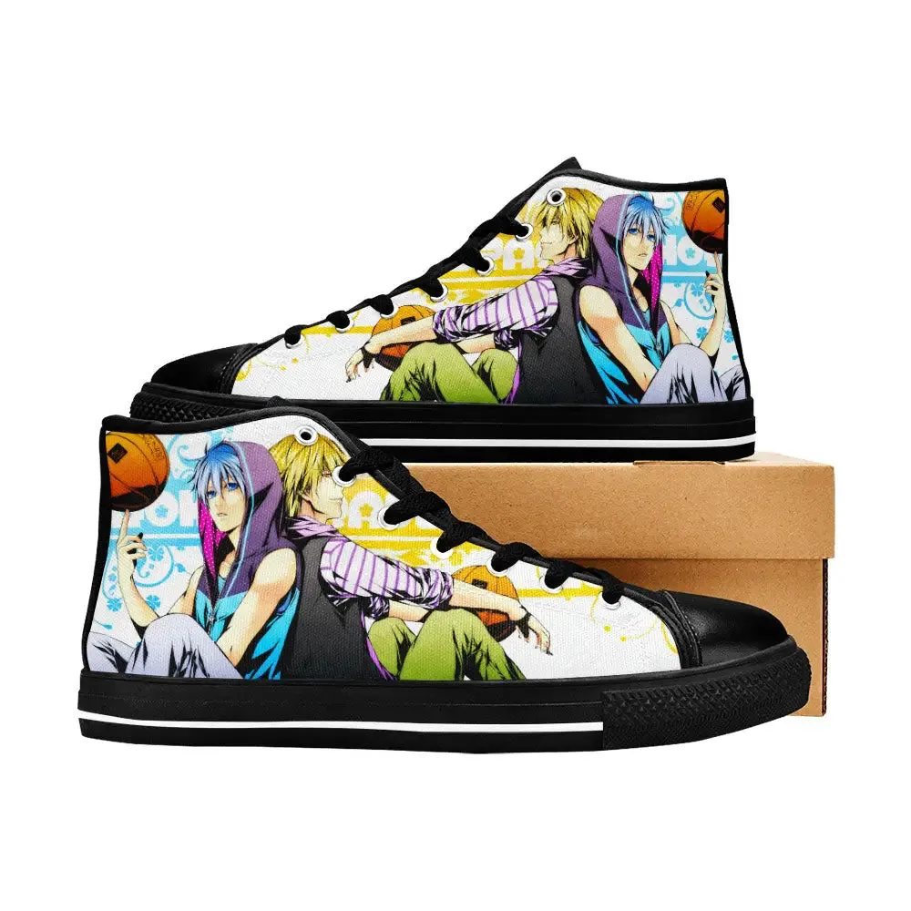 Tetsuya Kuroko Basketball Shoes High Tops Sneakers for Kids and Adults