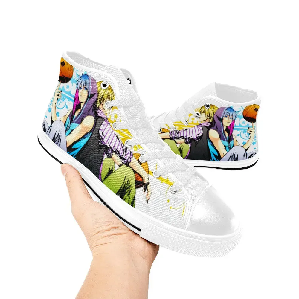 Tetsuya Kuroko Basketball Shoes High Tops Sneakers for Kids and Adults