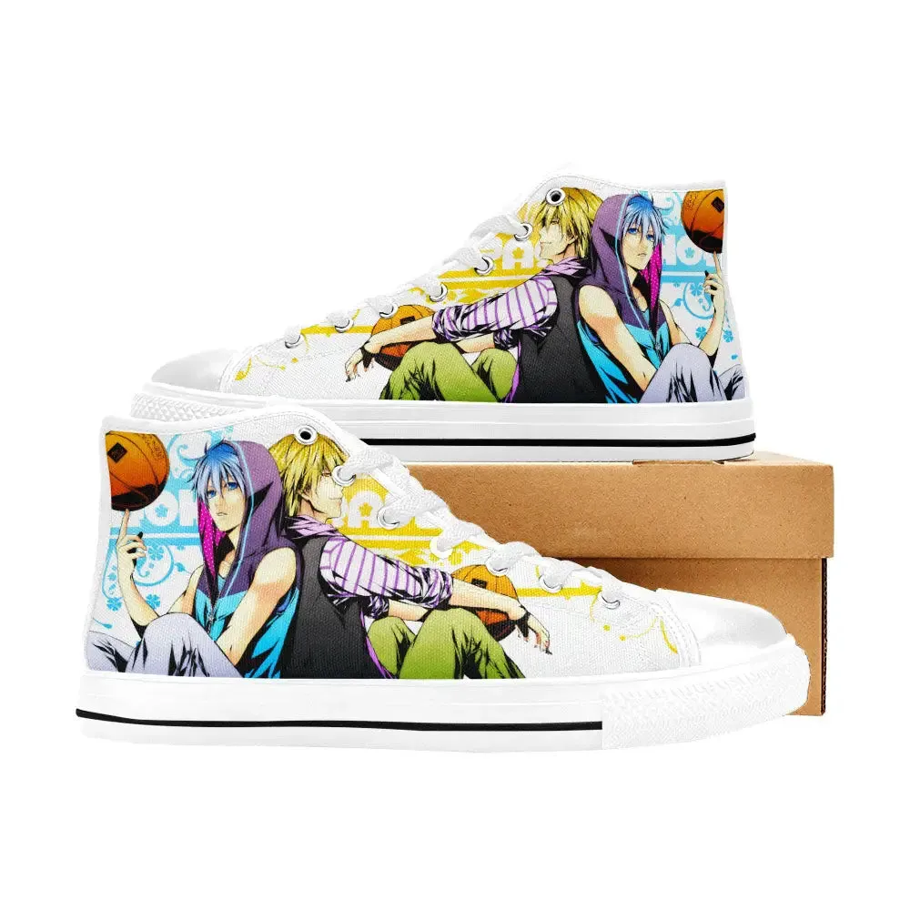 Tetsuya Kuroko Basketball Shoes High Tops Sneakers for Kids and Adults