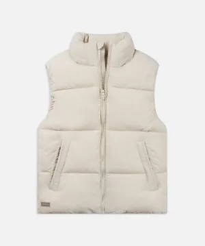 The Osaka Puffer Vest - Stone