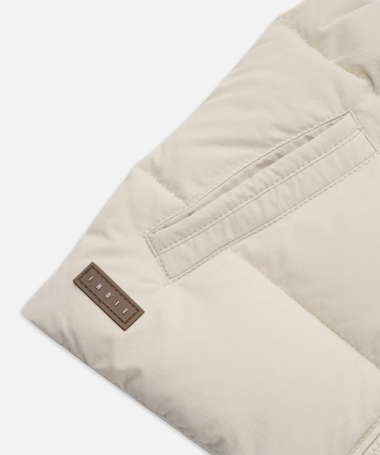 The Osaka Puffer Vest - Stone