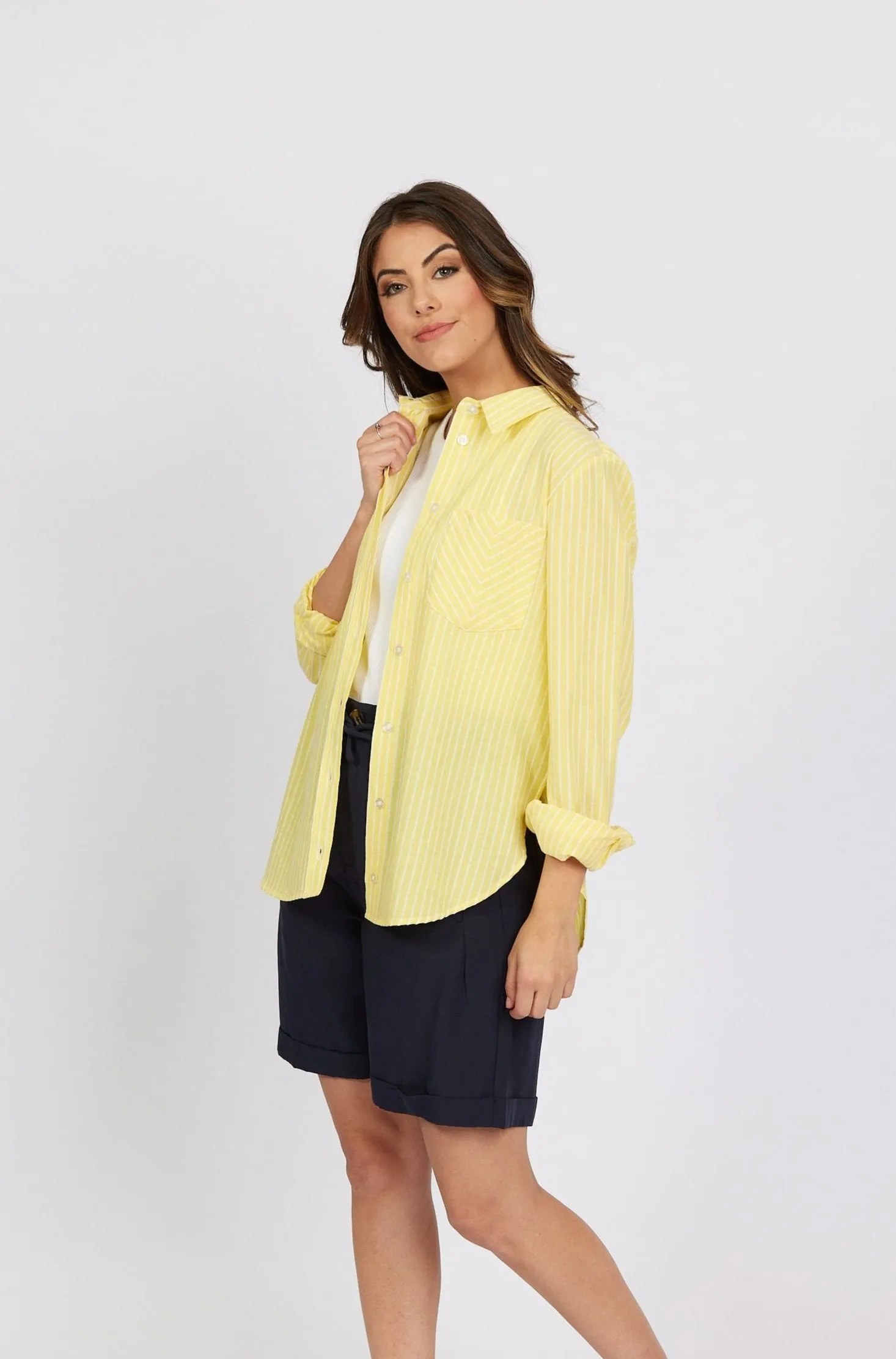Tide Shirt - Lemon Stripe