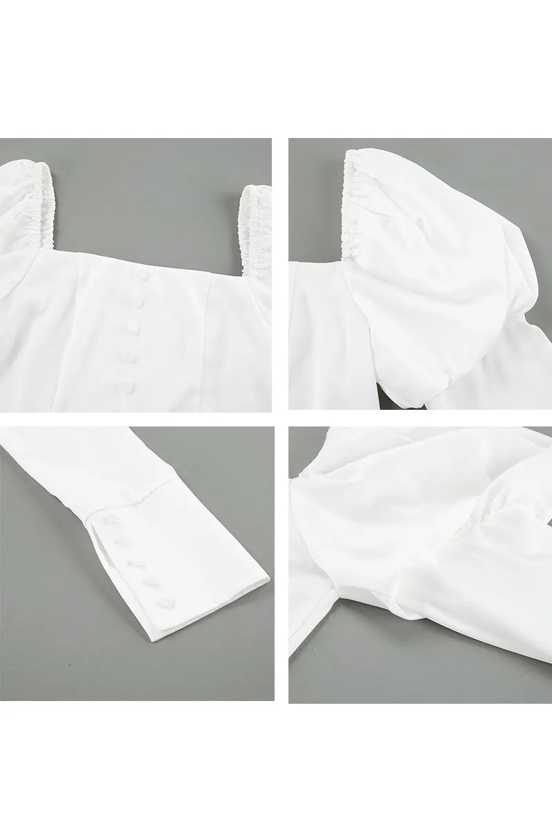 TK0536 Off Shoulder Long Sleeve Shirt