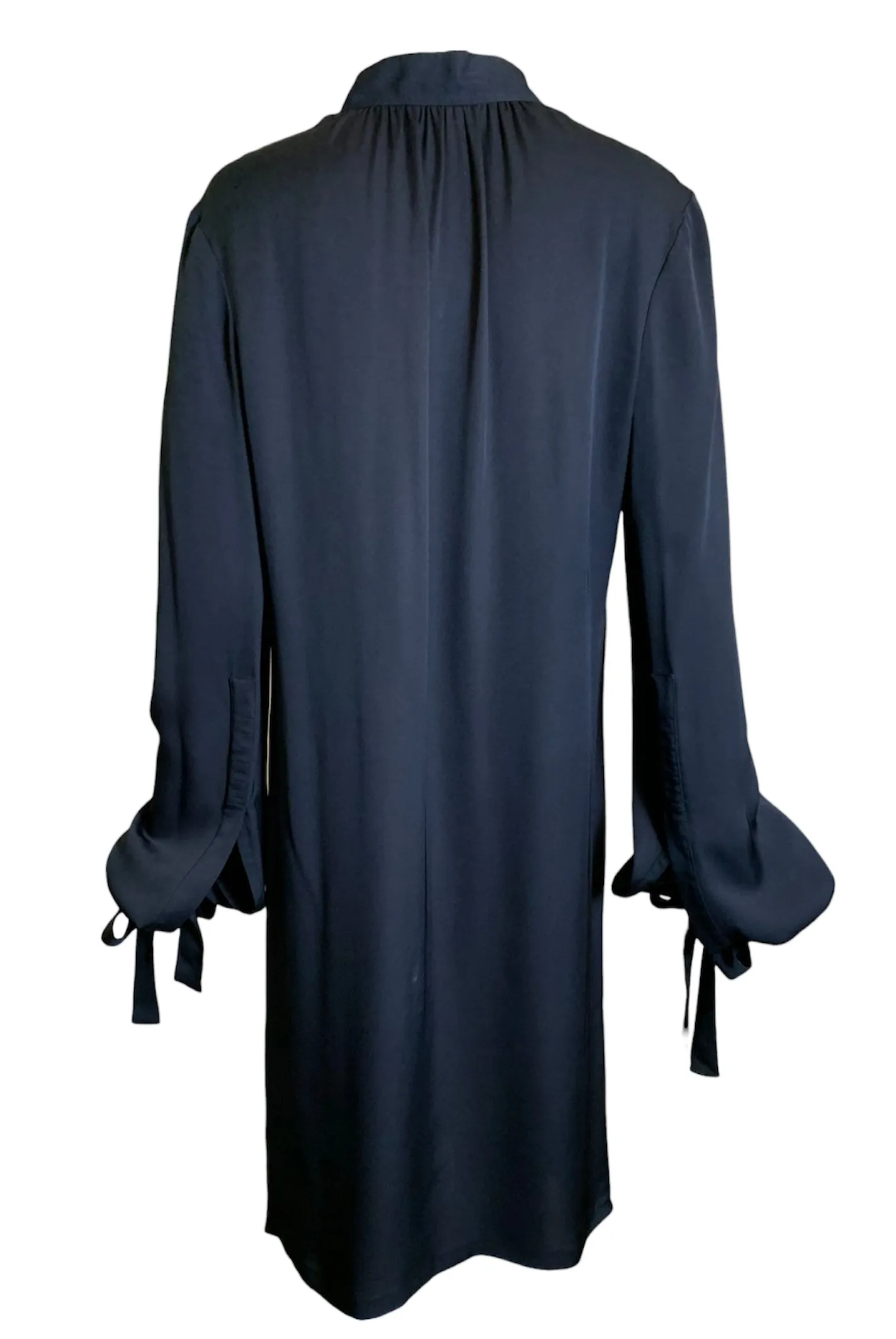 Tom Ford for Gucci Black Silk Sheath Tie Dress