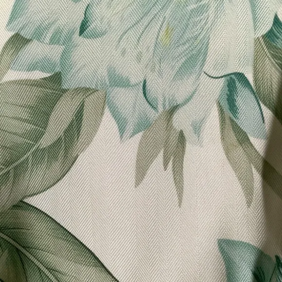 TOMMY BAHAMA 100% Silk Hawaiian Floral Dress Midi Sheath Tiki Party Luau Size 6
