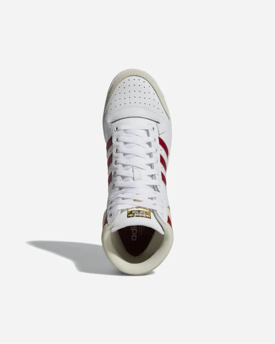 Top Ten - White/Vibrant Red