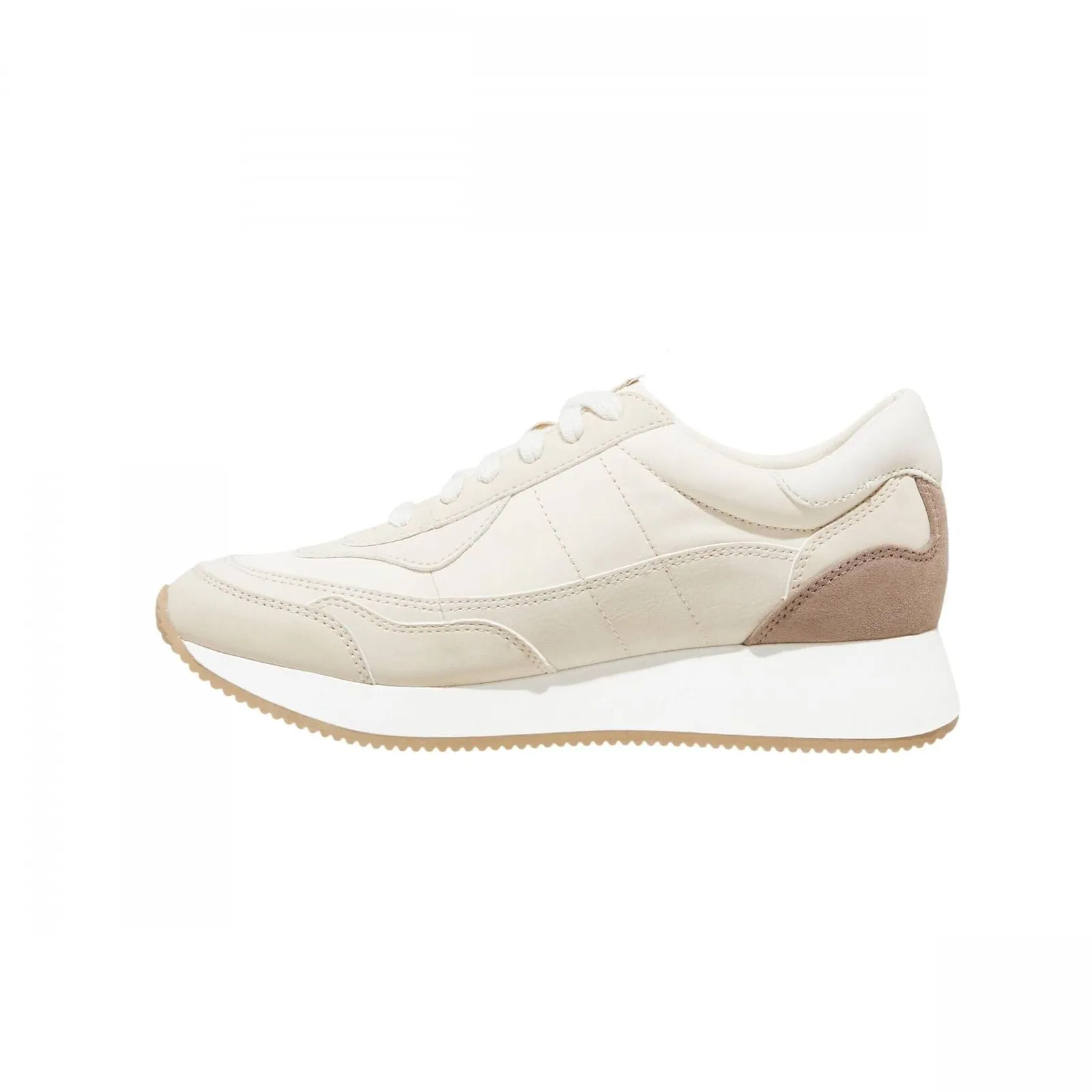 Universal Thread Courtney Sneakers Memory Foam Insole Light Beige Brown 6.5M