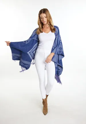 usha FESTIVAL Women's Knit Poncho