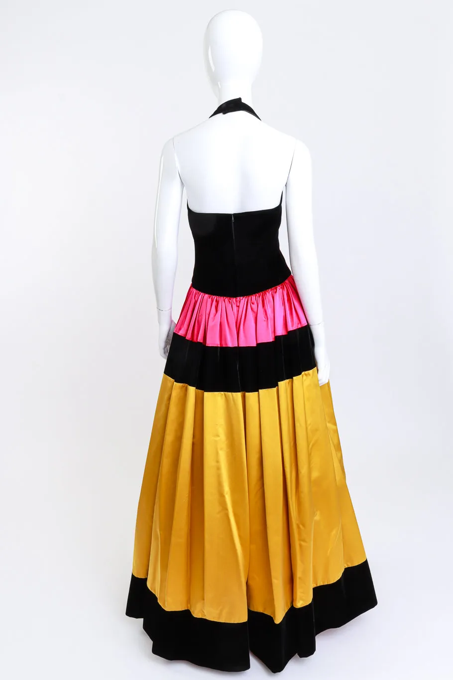 Velvet Halter Ballgown