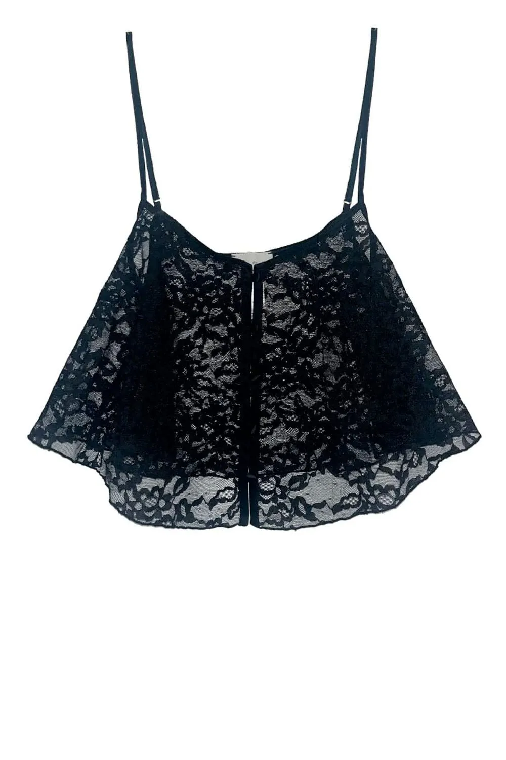 Venus Black Lace Flutter Cami
