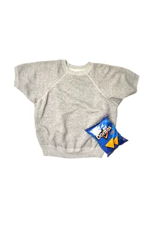 VINTAGE S/S SWEATSHIRT | grey heather